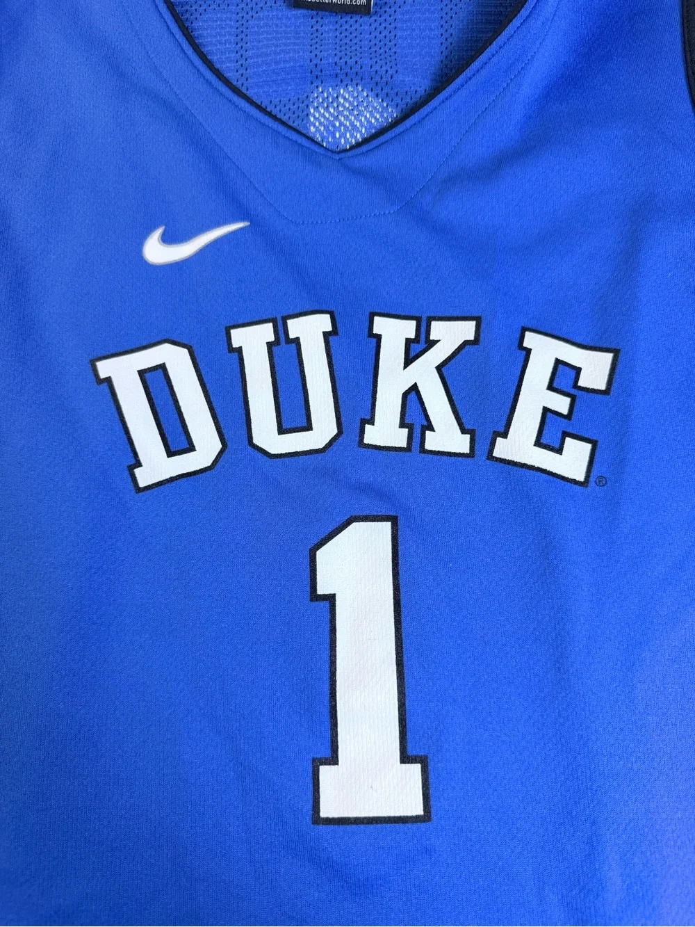 Nike Elite Duke Blue Devils #1 Youth M Basketball Jersey